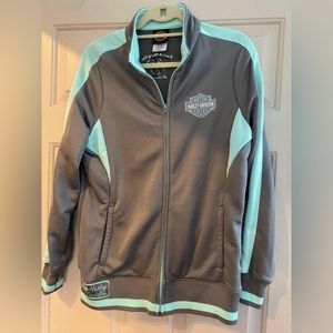 Harley Davidson Zip Up Jacket. Ladies Size Medium